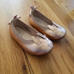 Gap Kids Toddler Size 6 Rose Gold Bunny Flats